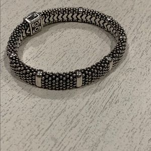 Lagos 9mm Caviar station bracelet
